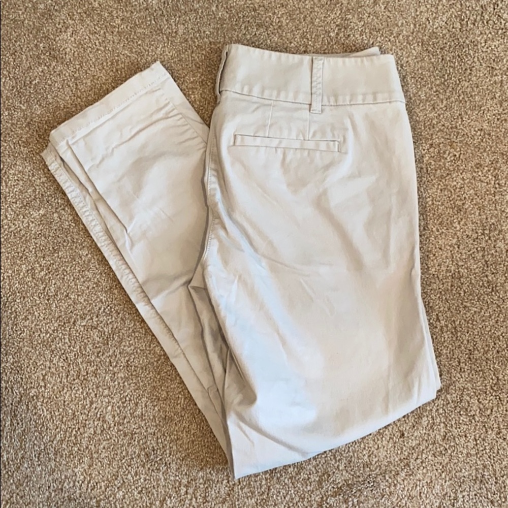 Khaki LOFT pants